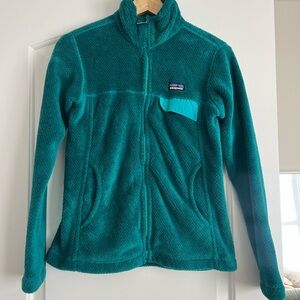 Patagonia Teal Fleece Jacket